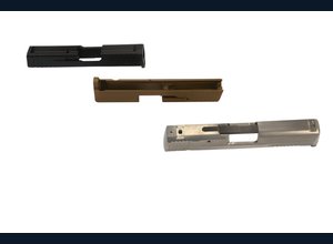 Custom pistol slides in multiple finishes